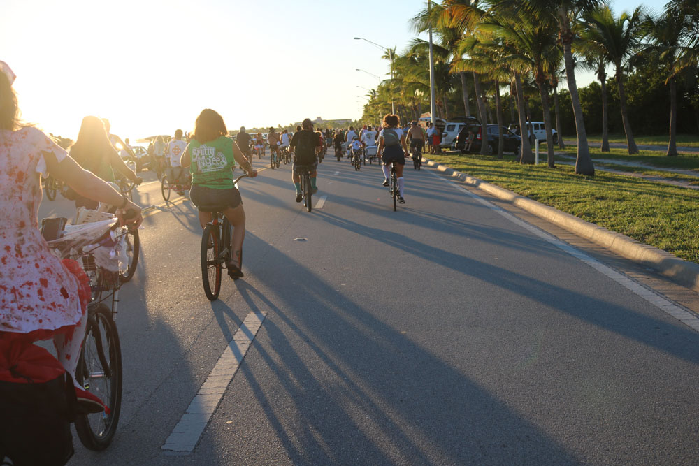Zombie Bike Ride 2018 photo - Duval Street, Key West
